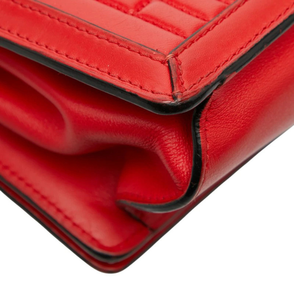 Loewe Barcelona Crossbody Shoulder Bag Red Leather - Picture 7 of 10